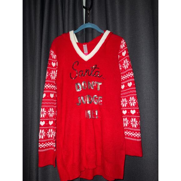 Ugly Christmas Sweater Sweaters - Ugly Christmas Sweater Xmas Size Large